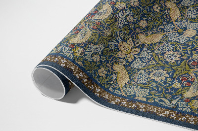 Vinyl carpet William Morris strawberry thief