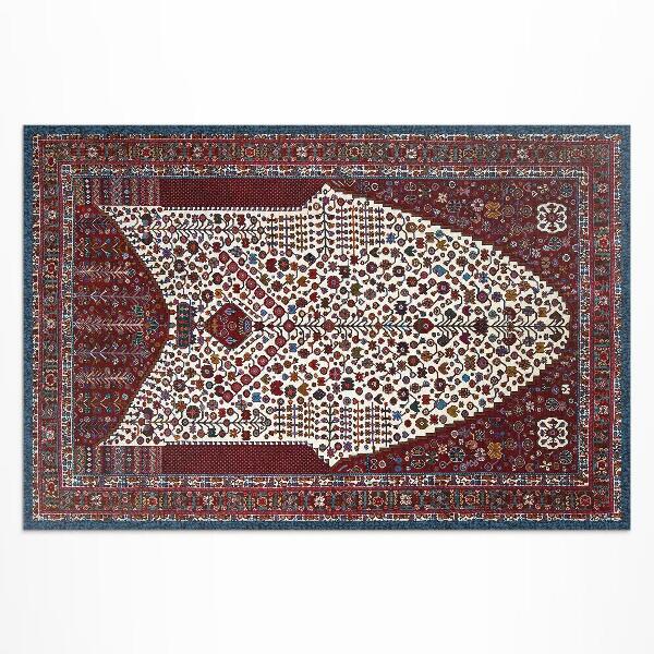 Vinyl carpet Ornamental design pattern with details