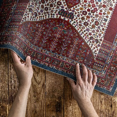 Vinyl carpet Ornamental design pattern with details