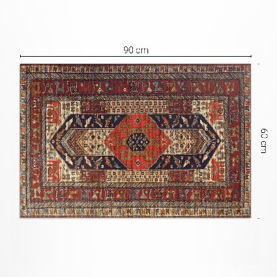 Vinyl carpet Decorative ornament with oriental design