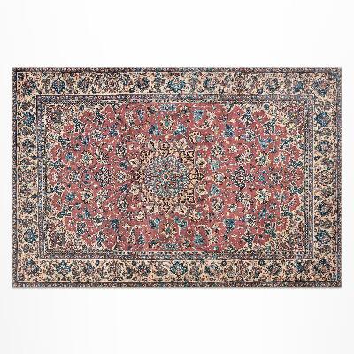 Vinyl carpet Traditional Middle Eastern red
