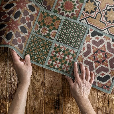 Vinyl carpet Medieval style Albert Racinet