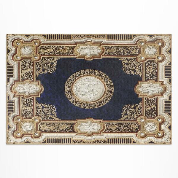Vinyl carpet Book cover with antique design