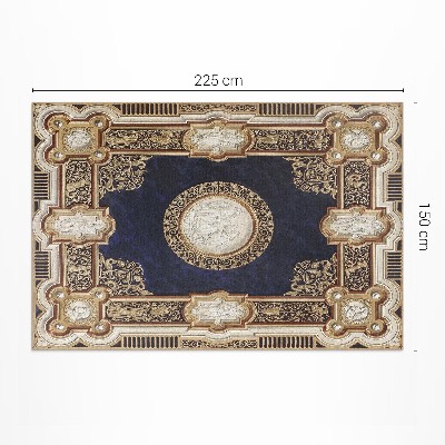 Vinyl carpet Book cover with antique design