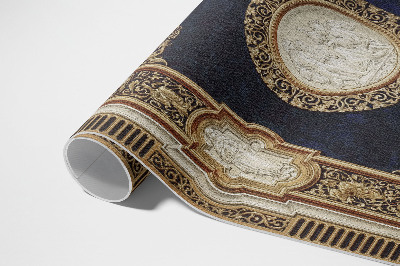 Vinyl carpet Book cover with antique design