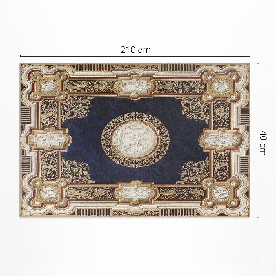 Vinyl carpet Book cover with antique design