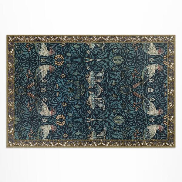 Vinyl carpet Bird in the field by William Morris