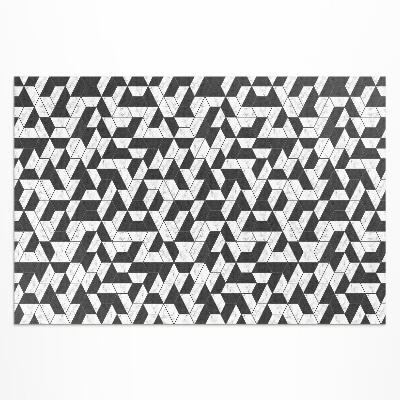 Vinyl carpet Fashionable stone mosaic with marble
