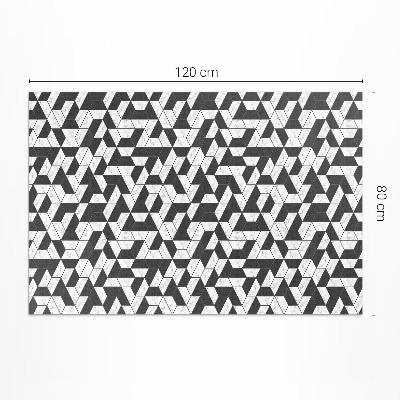 Vinyl carpet Fashionable stone mosaic with marble