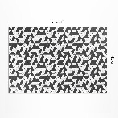 Vinyl carpet Fashionable stone mosaic with marble