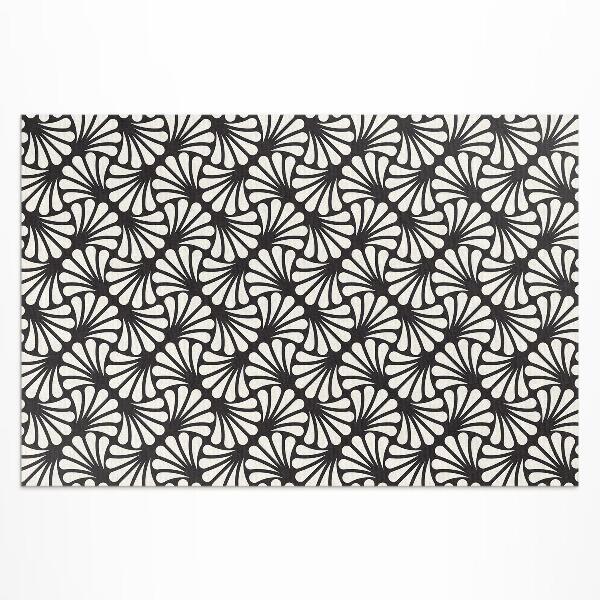 Vinyl carpet Geometric ginkgo leaves art deco glam art deco