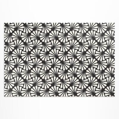 Vinyl carpet Geometric ginkgo leaves art deco glam art deco