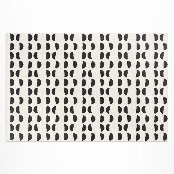 Vinyl carpet Irregular crescent boho pattern