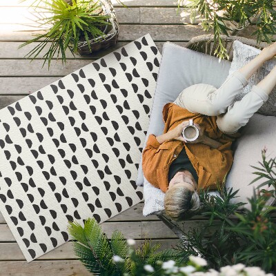 Vinyl carpet Irregular crescent boho pattern