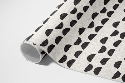 Vinyl carpet Irregular crescent boho pattern