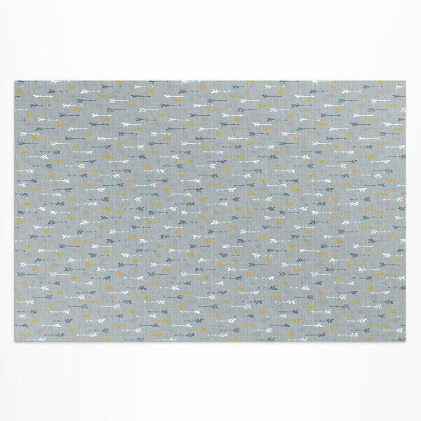 Vinyl carpet Boho Indian arrows delicate pattern