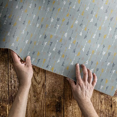 Vinyl carpet Boho Indian arrows delicate pattern