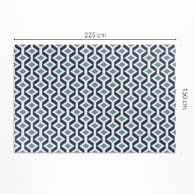 Vinyl carpet Geometric template pattern