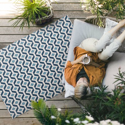 Vinyl carpet Geometric template pattern