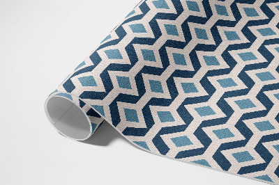 Vinyl carpet Geometric template pattern