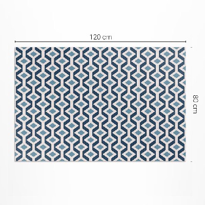 Vinyl carpet Geometric template pattern