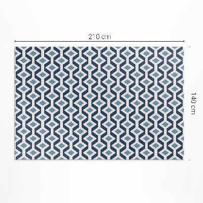 Vinyl carpet Geometric template pattern