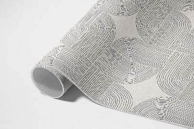 Vinyl carpet Decorative linear pattern in vintage plaid
