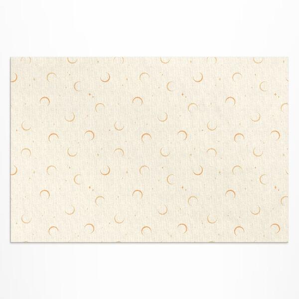 Vinyl carpet Small boho cosmos moons and stars