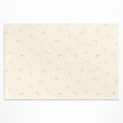 Vinyl carpet Small boho cosmos moons and stars