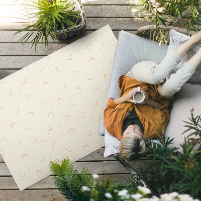 Vinyl carpet Small boho cosmos moons and stars