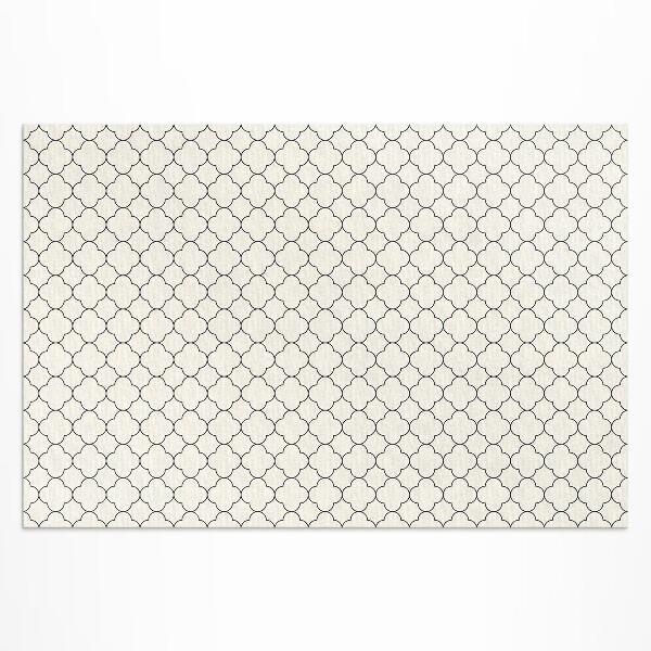 Vinyl carpet Elegant decorative pattern