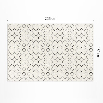 Vinyl carpet Elegant decorative pattern