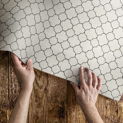 Vinyl carpet Elegant decorative pattern