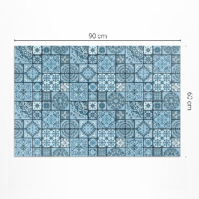 Vinyl carpet Decorative mosaic with irregular tiles
