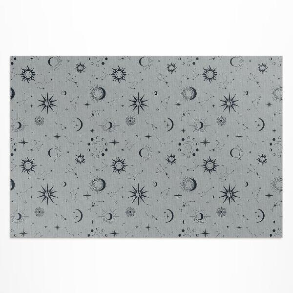 Vinyl carpet Cosmos sun sun moons vintage stars