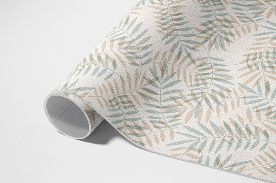 Vinyl carpet Delicate tropical leaves boho pattern