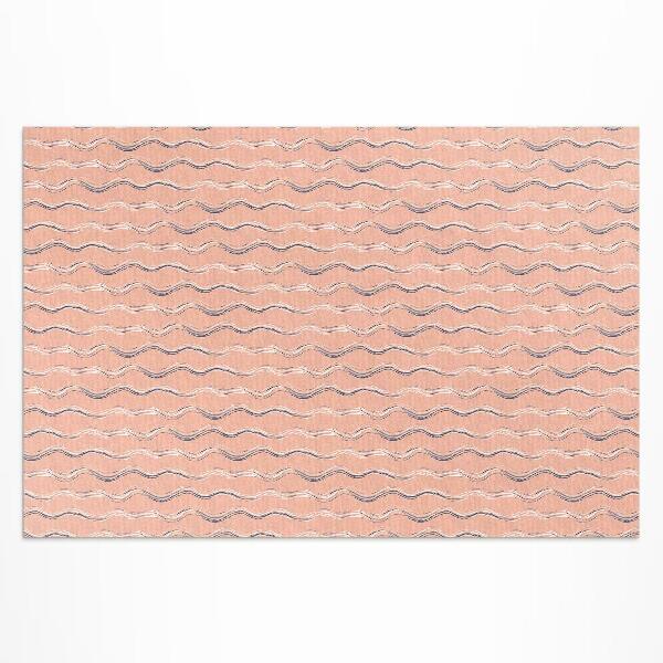 Vinyl carpet Boho waves in pastel colors