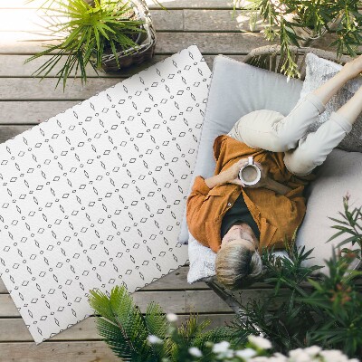 Vinyl carpet Modern minimalist ornament