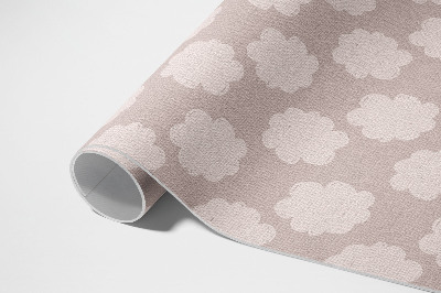 Vinyl carpet Painted clouds in pastel colors