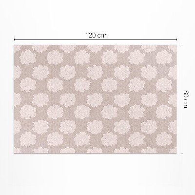 Vinyl carpet Painted clouds in pastel colors