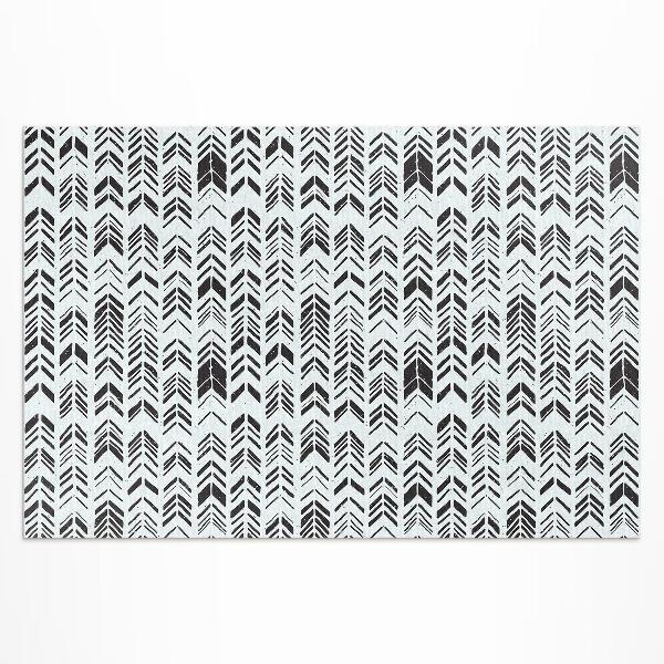 Vinyl carpet Indian feather and arrow boho design