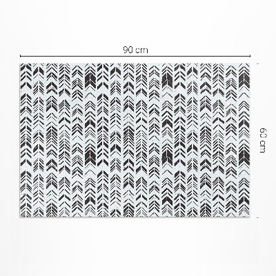 Vinyl carpet Indian feather and arrow boho design