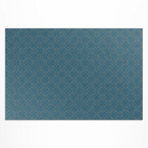 Vinyl carpet Regular pattern of delicate ornament