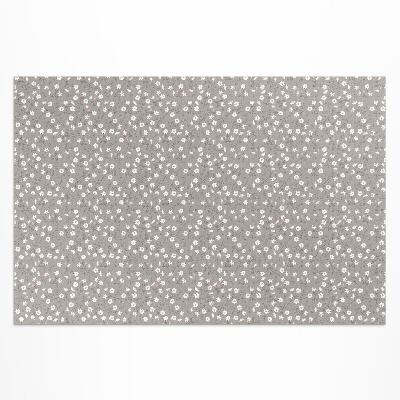 Vinyl carpet Flower meadow delicate boho pattern