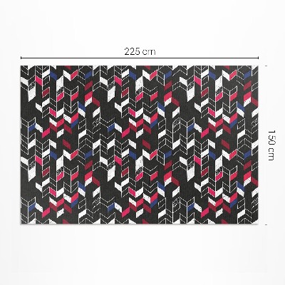 Vinyl carpet Modern design trendy geometric pattern