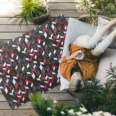 Vinyl carpet Modern design trendy geometric pattern