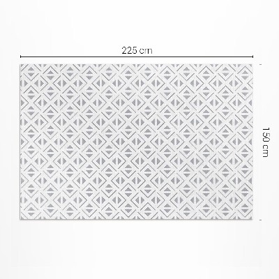 Vinyl carpet Minimalist geometric pattern