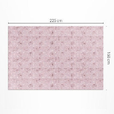 Vinyl carpet Regular decorative pattern