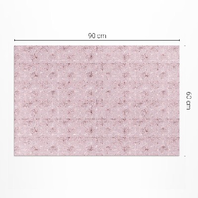 Vinyl carpet Regular decorative pattern