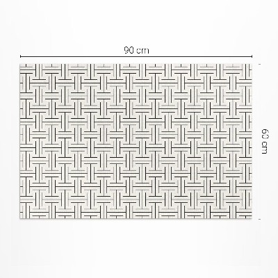 Vinyl carpet Minimalist maze with regular lines